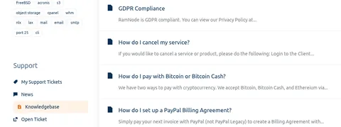 Payment options on clientarea.ramnode.com